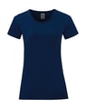 Dames T-shirt Iconic Fruit of the Loom 61-432-0 Navy
